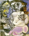 Homme et femme nue 2 1967 Cubism